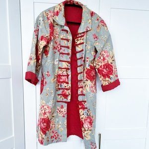 Beijing Cotton Floral Coat M